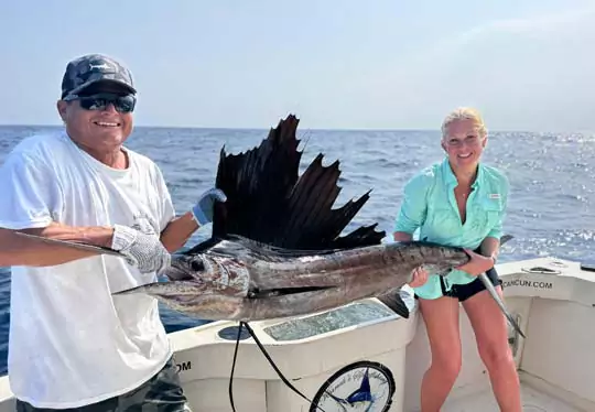 popping is a very exiting style of fishing in Cancun