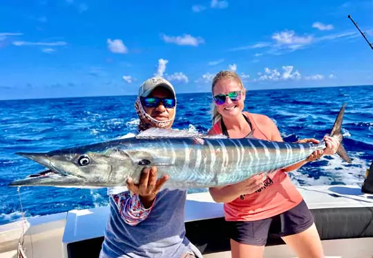 Cancun barracuda sportfishing- vertical jigging cancun